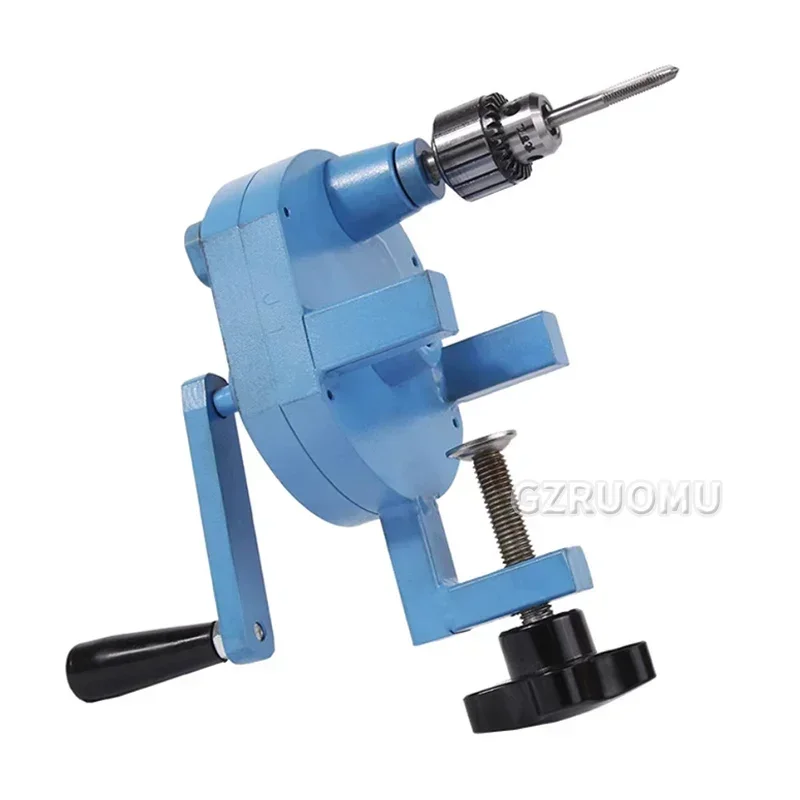 Manual Drilling Tapping Machine Portable High Precision Crank Tapper Small Size Hand Tools With 0.6MM-6MM Metal Tap Chuck