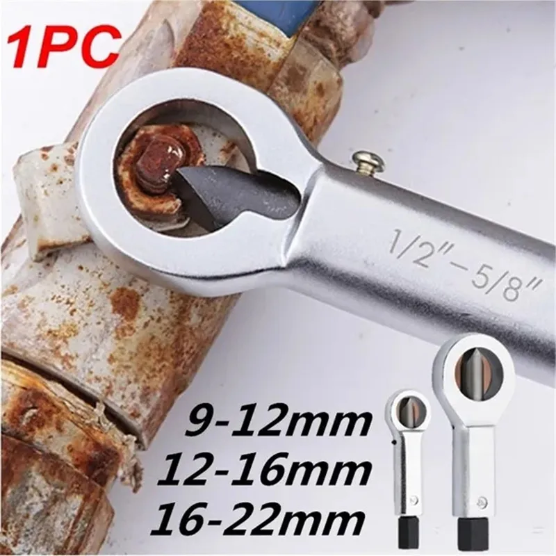 9-27mm Damaged Rusty Nut Splitter Spanner Cracker Separator Bolt Nut Extractor Remove Tool Manual Pressure Tools Wrench Hex