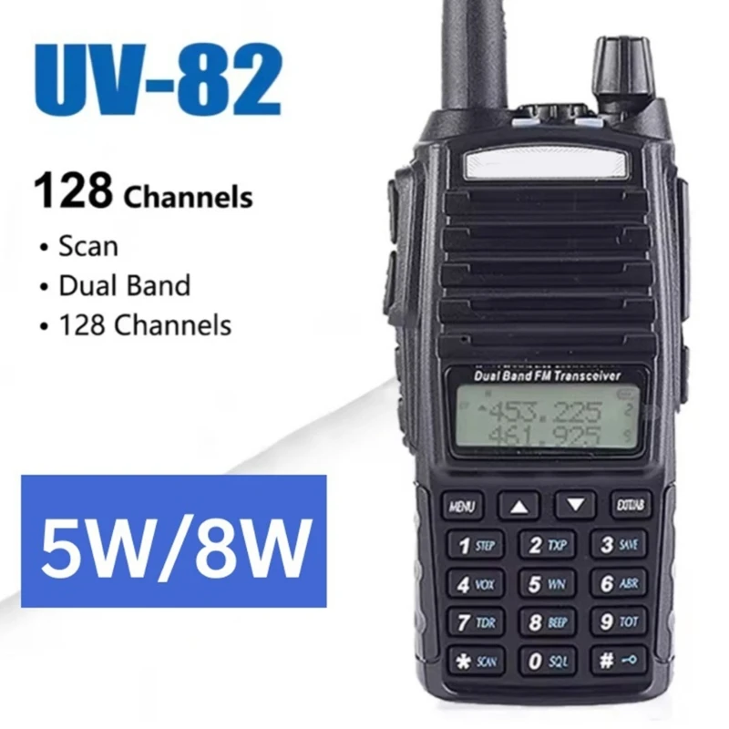 懐中電灯Earpiece 5W/8W双方向ラジオ付きTalkies充電式ラジオ