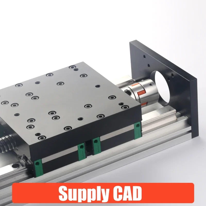 Imagem -03 - Cnc Heavy Load Precision Workbench Grande Carga Slide Módulo Trilho Linear Duplo Bola Parafuso Movimento Ferroviário Atuador Kgx150