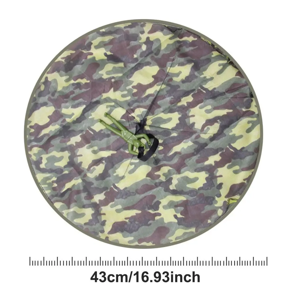 Novo brinquedo de pára-quedas sem bateria, montagem precisa, brinquedo de arremesso ao ar livre, lance de paraquedas, voando para