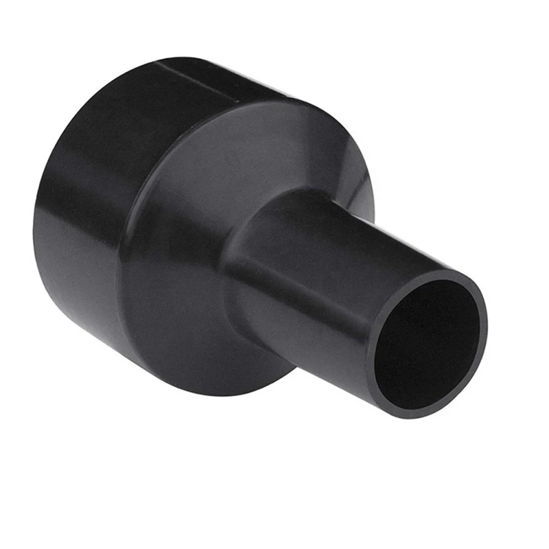 M2EE Universal Vacuum Cleaner Hose Adapter Attachment Converter 1-1/4" To 2-1/2" Dust Hose Port Adapter for WORKSHOP Black