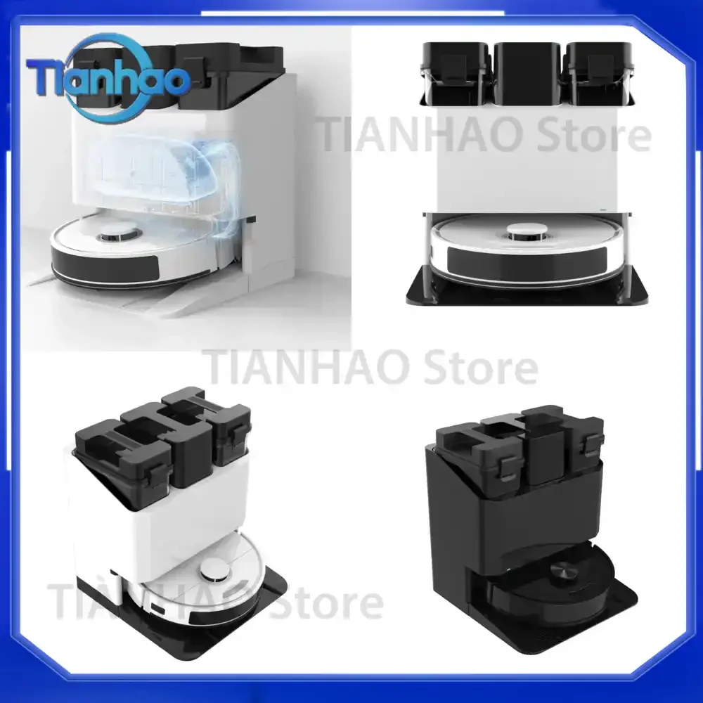 Robot Vacuum and Mop with 15000Pa Suction for ZeroTangle TruEdge Adaptive Edge Mopping Hot Air Drying Self-Emptying Auto-Mop