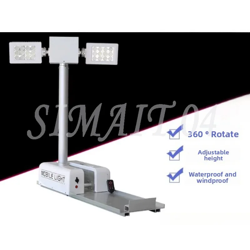 Mobile Vehicle Roof Mount Antenna Mast with PTZ Camera Video System Telescopic Mast for Telecommunication Towers & Accessories