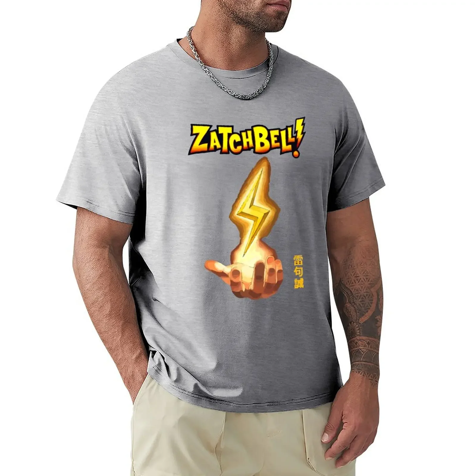 Zatch Bell Golden GashT-Shirt tees oversizeds funny kawaii clothes Men's t-shirts Summer fashion New Arrival Cotton Short Sleeve image 3