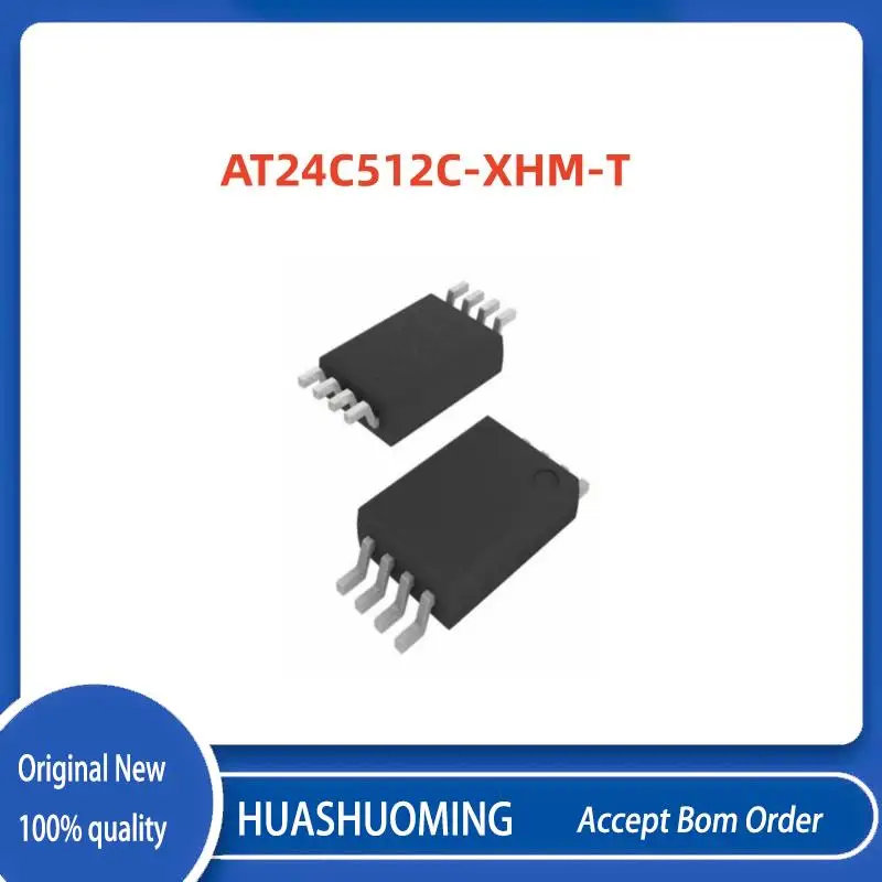 New 5Pcs/Lot  AT24C512C-XHM-T AT24C512C-XHM AT24C512C   TSSOP-8