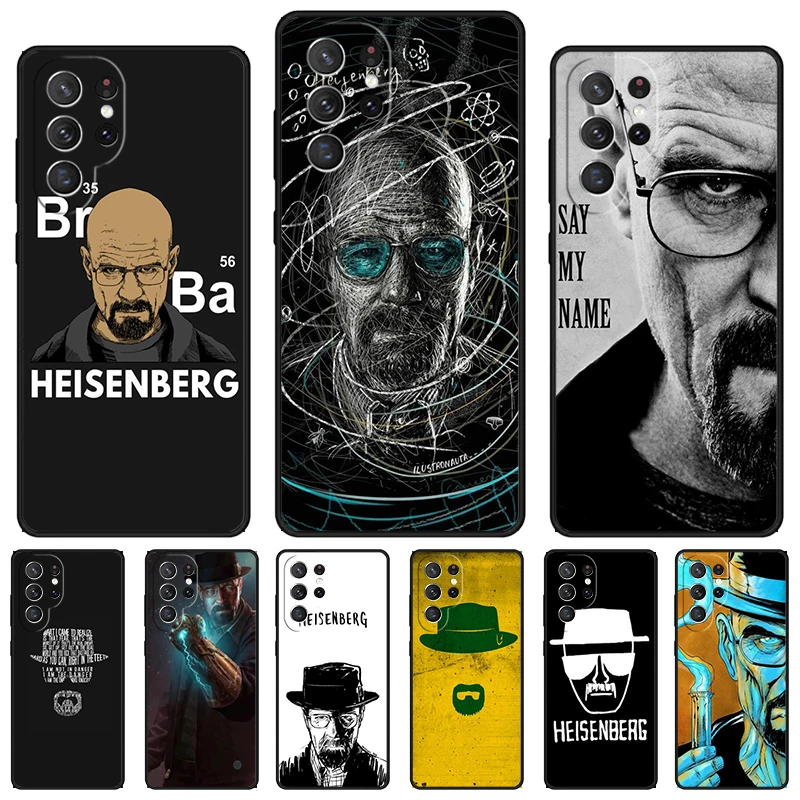 Heisenberg Breaking Bad Handyhülle für Samsung Galaxy S24 S25 S23 S22 Ultra Note 10 20 Plus S20 S21 FE Cover