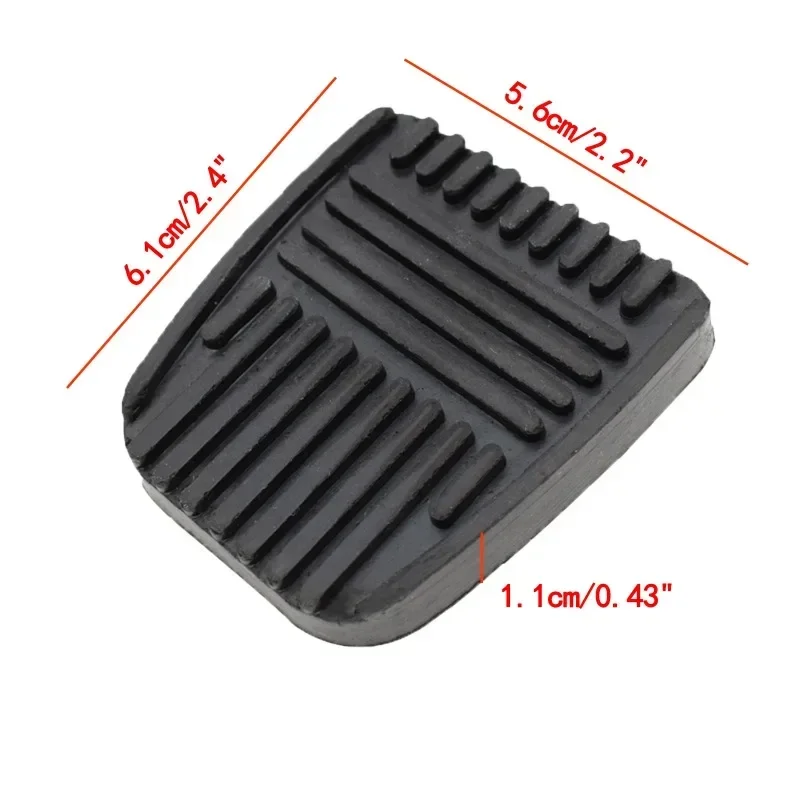 2PCS 31321-14020 31321-14010 Car Clutch Brake Pedal Rubber Pad Cover For Toyota 4Runner Camry Celica Land Cruiser Paseo RAV4 - view 3