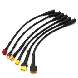 1 stks Ultrazachte XT60 XT30 T Plug Mannelijke/Vrouwelijke Connector naar DC5521 Power Kabel voor Fly FPV Multirotor Veld Reparaties Toepassen NIEUWE