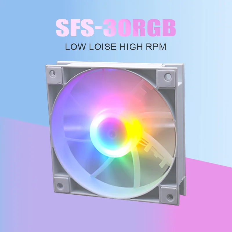 

MANMU оптовая продажа с фабрики RGB компьютерный вентилятор 120 мм цветной светодиодный RGB компьютерный вентилятор охлаждающий вентилятор процессора