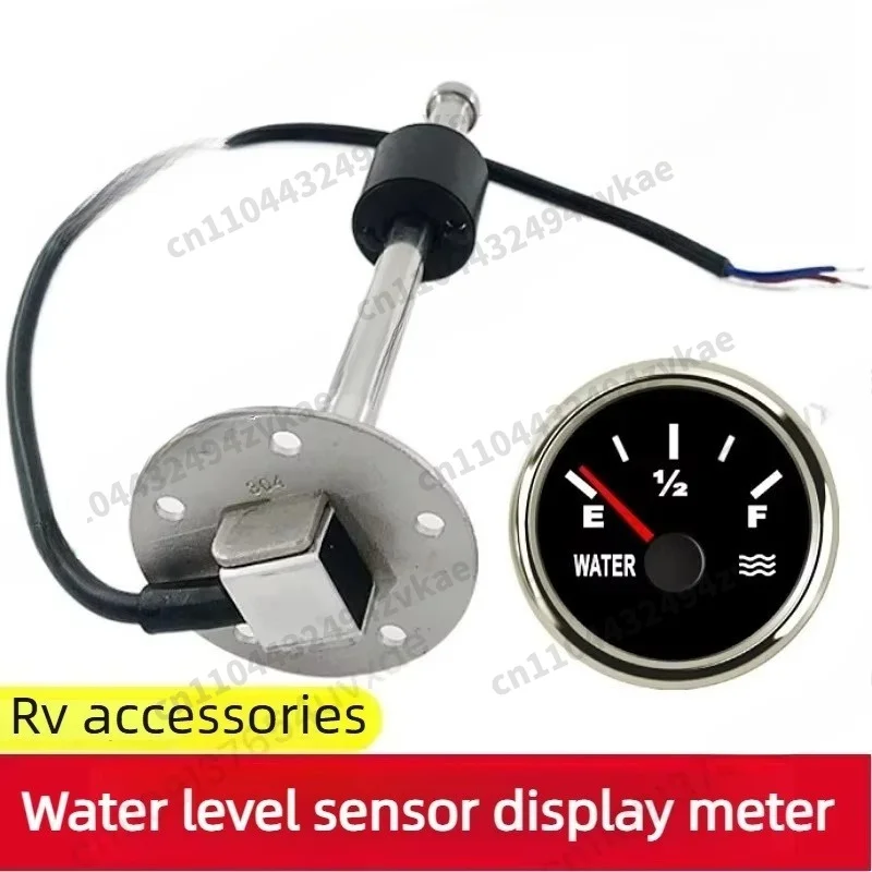 9-32V RV Water Tank Level Monitor, Digital Gauge for Fresh & Black Tanks, Caravan Camper Trailer Sensor Indicator