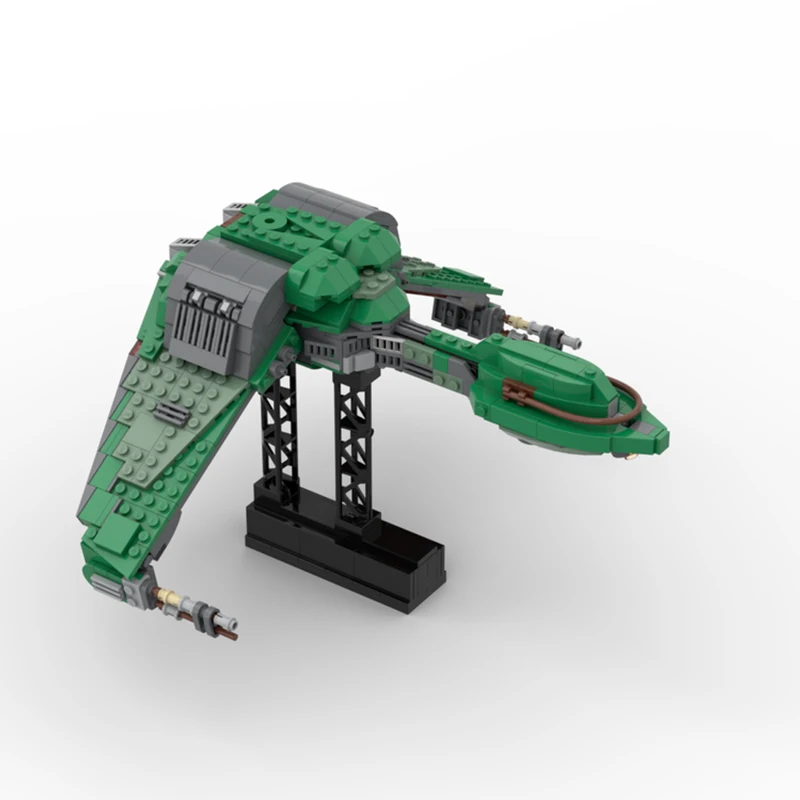 600pcs MOC Klingon Bird Prey Star Trek Model Building Blocks Christmas Gift Construction DIY Toy Creative Idea Education - view 3