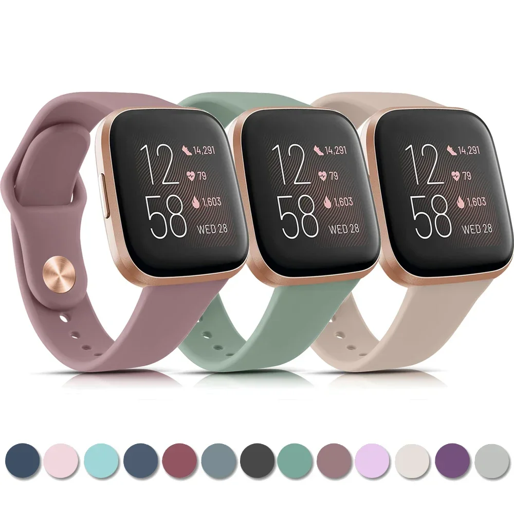 

Силиконовый ремешок для часов для Fitbit Versa Versa 2/Versa 3/Versa 4, спортивный браслет для Fitbit Versa Lite/Sense/Sense2, корректирующий ремешок