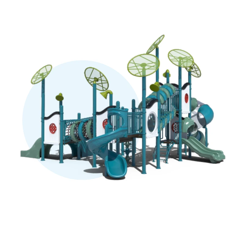 Outdoor Jungle Garden Park Toys Gym Carnival Rides Tube Swing Set Playground Kids Playhouse Stand Plastic Slide