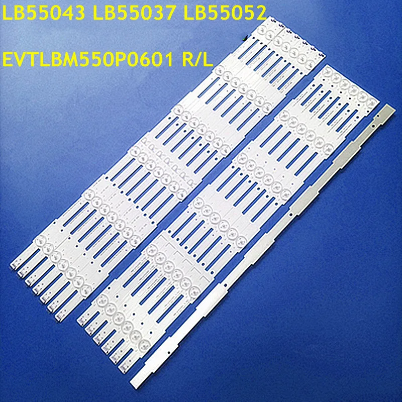 

14PCS LED Strip For LB55043 LB55037 EX-55037013-4E565-0-A-565 55PUS6262 55PUS6272 55PUS6753/12 55PUS7304/12 TPT550J1-QVN03.U