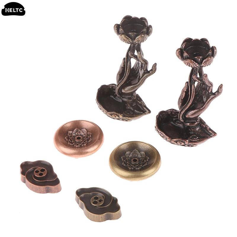 1pcs Small Incense Burner Backflow Incense Buddha Hand Lotus Incense Frame Incense Zen Tea Ceremony Table Tea Table Furnishings