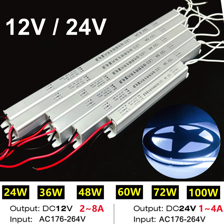 12V 24V Strip Power…