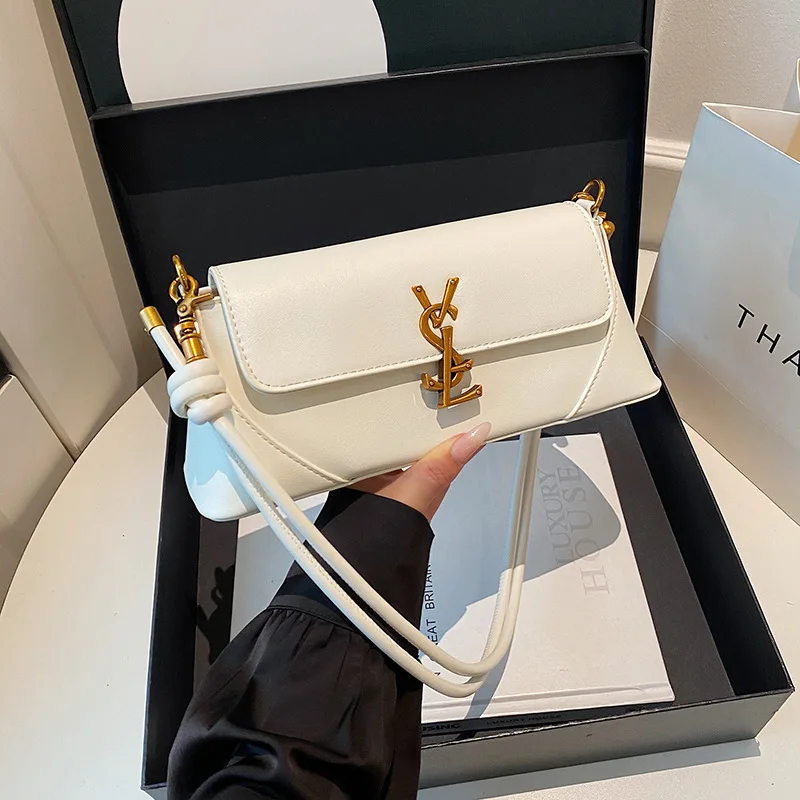 ‌ Новинка осени/зимы 2023 года, маленькая сумка-багет премиум-класса через плечо/сумка через плечо, модная женская сумка подмышками, элегантная и универсальная