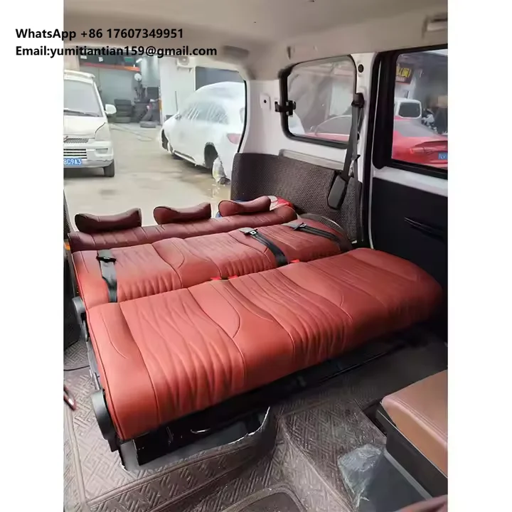 Caravana personalizada, Camper plegable, asiento para personas dobles, cama rodante para Rv, asientos para coche, Interior de furgoneta y caravana