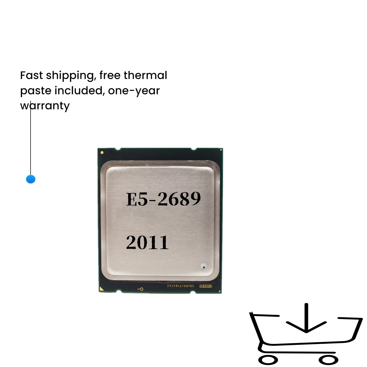 

Xeon E5-2689 E5 2689 восьмиядерный шестнадцатипоточный процессор 2,6 ГГц, 20 м, 115 Вт, LGA 2011