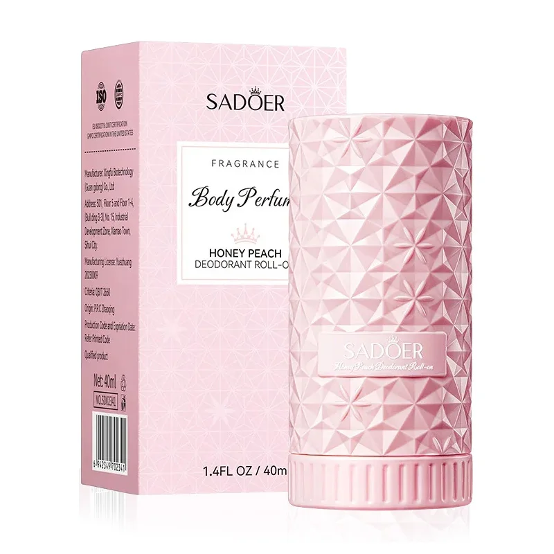 

SADOER Fragrant Anti Odor Body Cream Roll-On Beads Anti Sweating Odorless Scenting Underarm Neck Deodorant Refreshing Creams