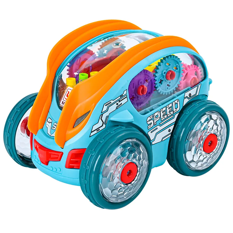 Hot Play Funny Electric Stunt Dump Car 360 Rollover Children's Toys Selling Light Music Baby Toys