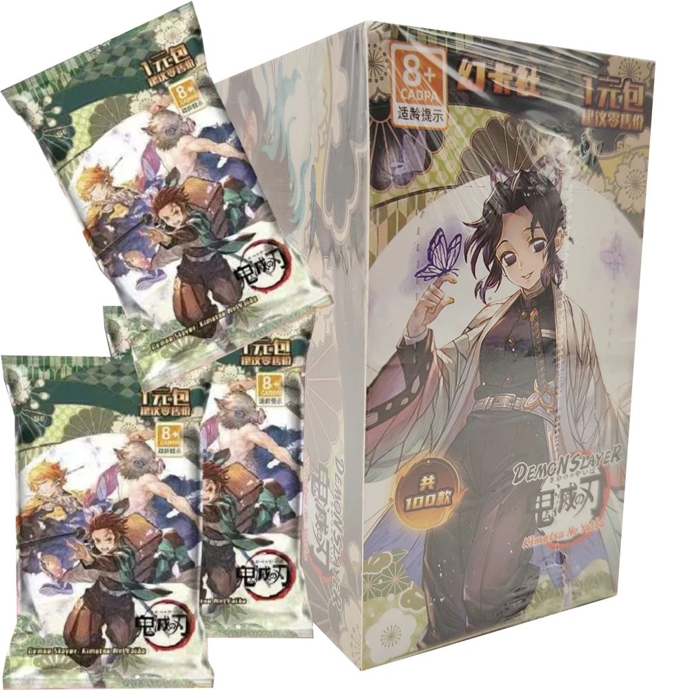 

Highly Beloved Anime Demon Slayer HD Painting Character Collection Cards Exquisite Craftsmanship Fashion Cards Birthday Gifts