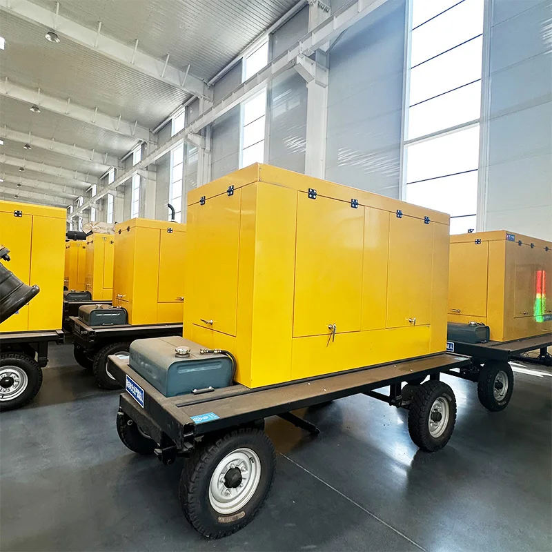 CNMC 30kw 40kw 50kw 80kw Trailer Type Diesel Generator Noiseless Cummins Generator Industrial Commercial Factory Direct Sales