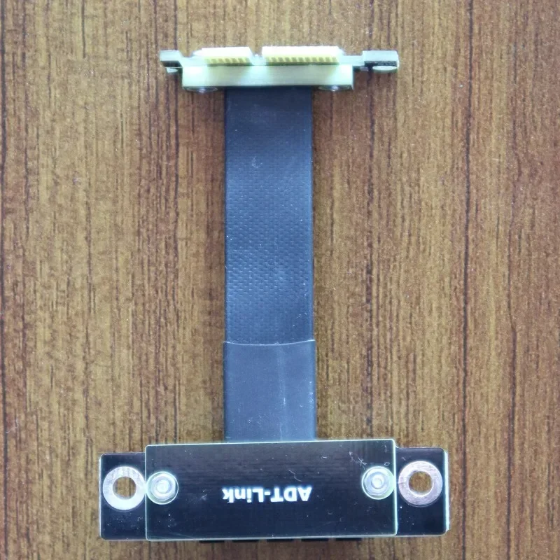 GPU/WK podwójny 90 °   Kabel przedłużający PCI-E 4.0 3.0 X1 do X1, kątowy, R11SL-TL, 4.0, 16 Gb/s, szybki adapter PCI Express 1x. — zdjęcie produktu 2