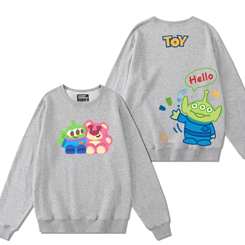 Toy Story Doll Clothes Women\'s Hoodie Women\'s Round Neck Top Couple Loose Round Neck Hoodie Couple Top Couple Fashion Hoodie