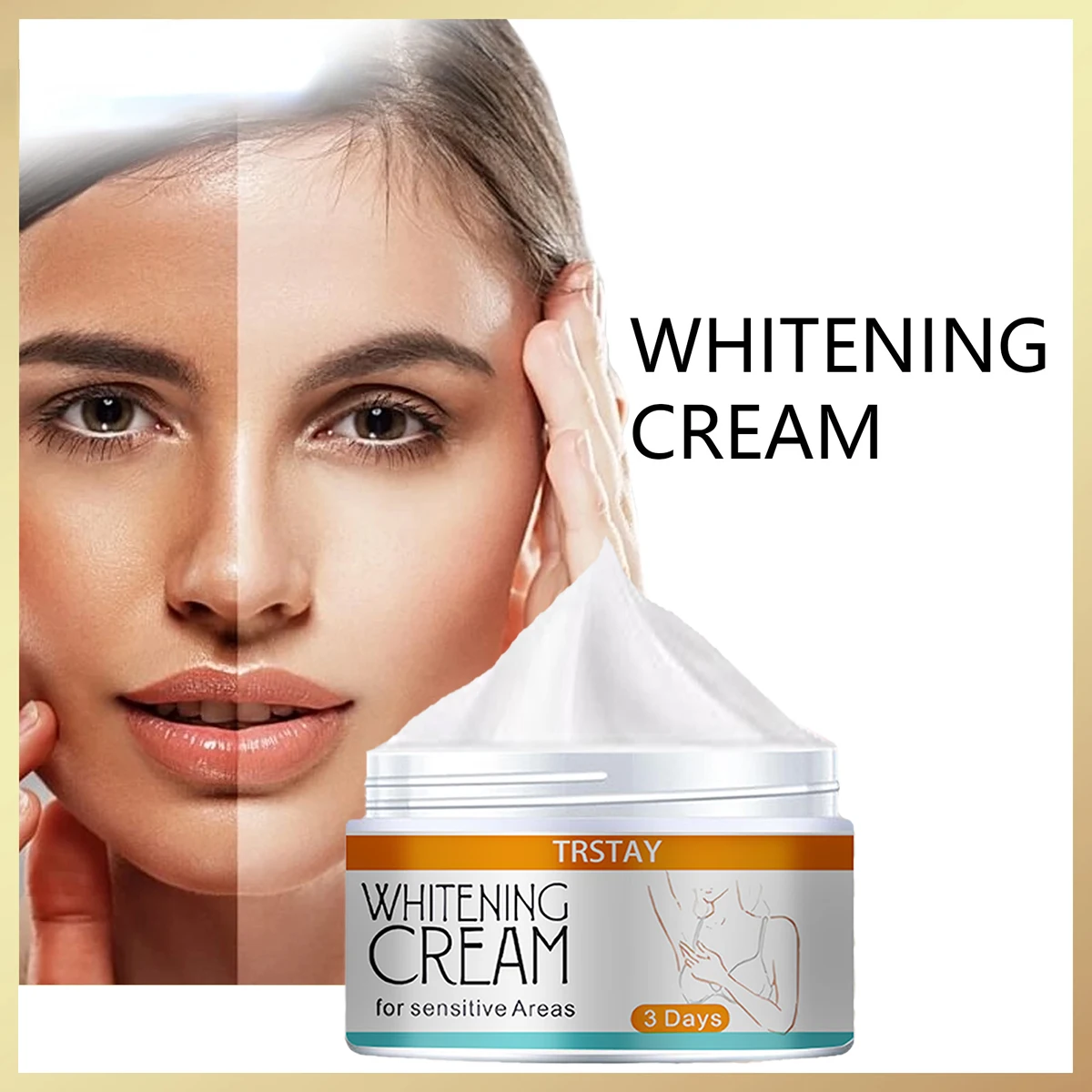 

Отбеливающий крем TRSTAY для чувствительных зон, уход за кожей, крем для тела на 3-дневный крем для беременных и беременных, мам и детей