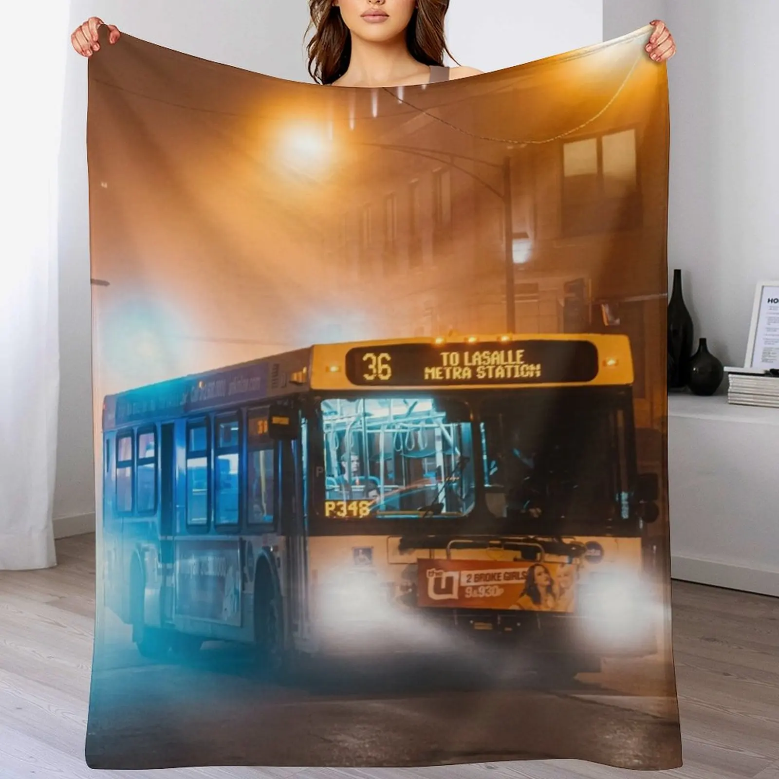 

Bus Throw Blanket wednesday Soft Beds Giant Sofa funny gift Blankets