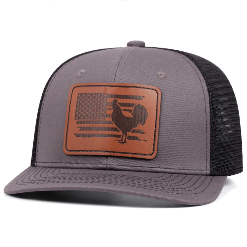 NEW Rooster Skin Label Fashion Duck Tongue Hat Adjustable Sun Shade Truck Cowboy Hat Men\'s Hip Hop Baseball Hat Snapback Hat