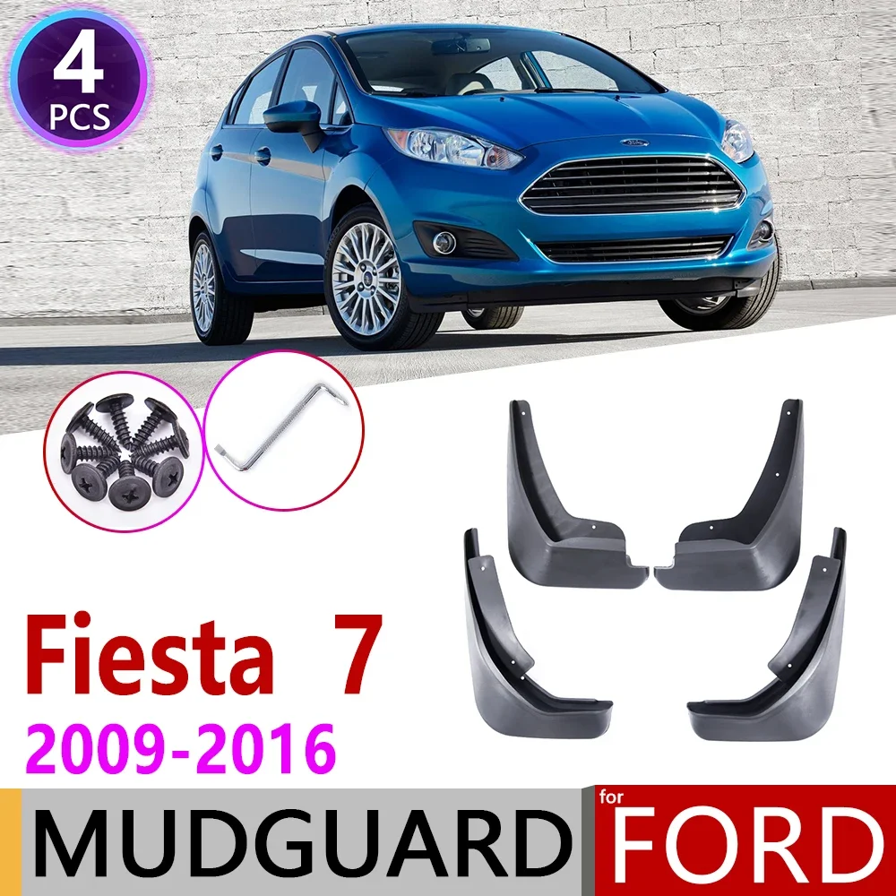 

Брызговик для хэтчбека Ford Fiesta 7 MK7 2009 ~ 2016, брызговики, брызговики, аксессуары для 2010 2011 2012 2013 2014