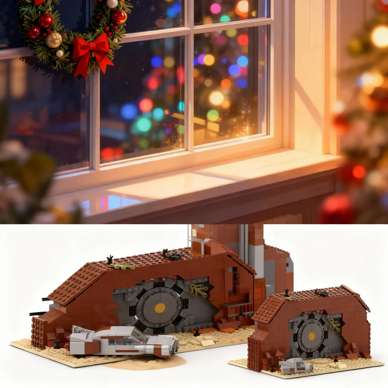 533pcs MOC Fallout Vault Door Games Model Building Blocks Architecture Christmas Gift Toy Assemble DIY Education Creative Idea