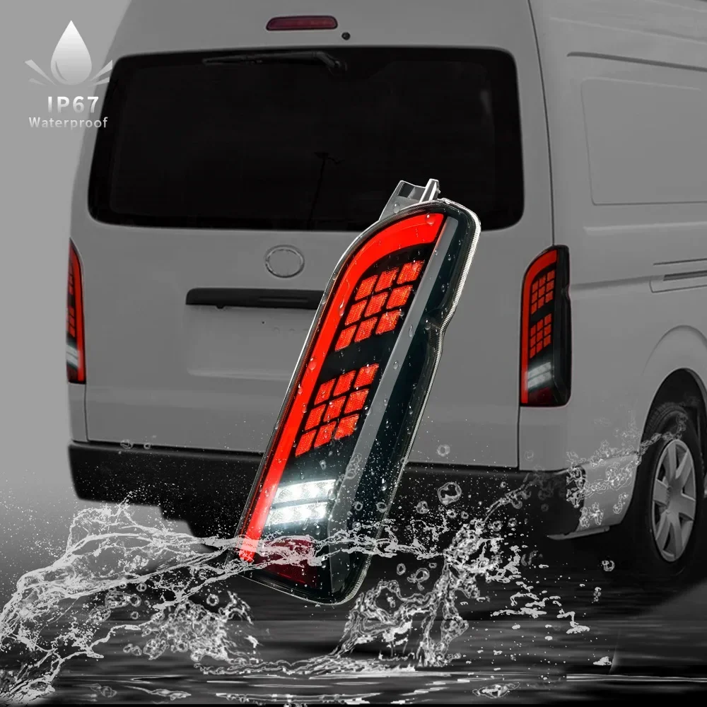 LED Tail Light Assembly for Toyota Hiace 2005 2006 2007 2008 2009 2010 2011 2012 2013 2014 2015 2016 2017 2018 Taillight Brake