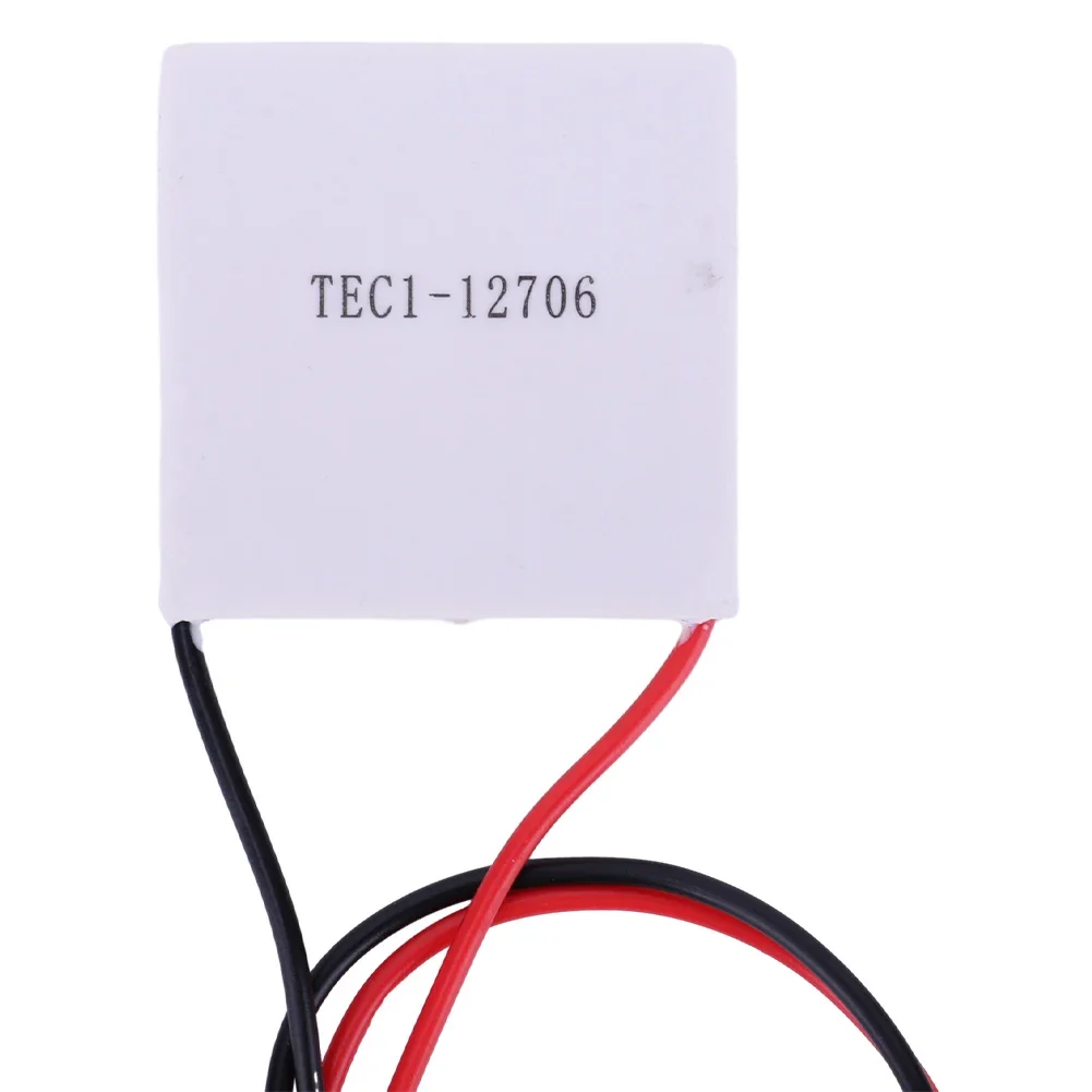 

1-2pcs TEC1-12706 Semiconductor Refrigeration Tablets 40*40MM 12V 5.8A Heatsink Thermoelectric Cooler Peltier Plate Module