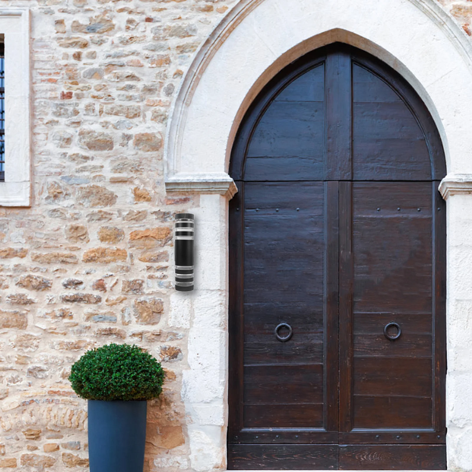 

1Pcs Waterproof Outdoor LED Double-Head Wall Light Simple Small Courtyard Lamp Garden Yard Decorative Exterior Porch Lamp