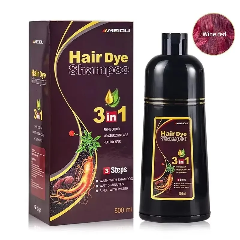 30 ml/500 ml 3-in-1 schnelles Haarfärbe-Shampoo, natürliches schwarzes Kräuter-Haarfärbemittel, spendet Feuchtigkeit, milde Haarfärbe-Conditioner, Haarpflegeprodukte – Detail 7