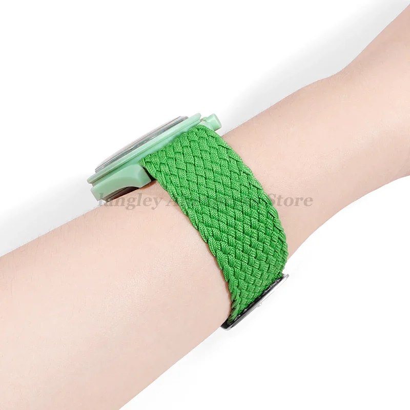 Woven Nylon Strap For Perlon Watch Band High Quality Fashion 14mm 16mm 18mm 20mm 22mm Fabric Watch Strap Replacement Wristbands image 6