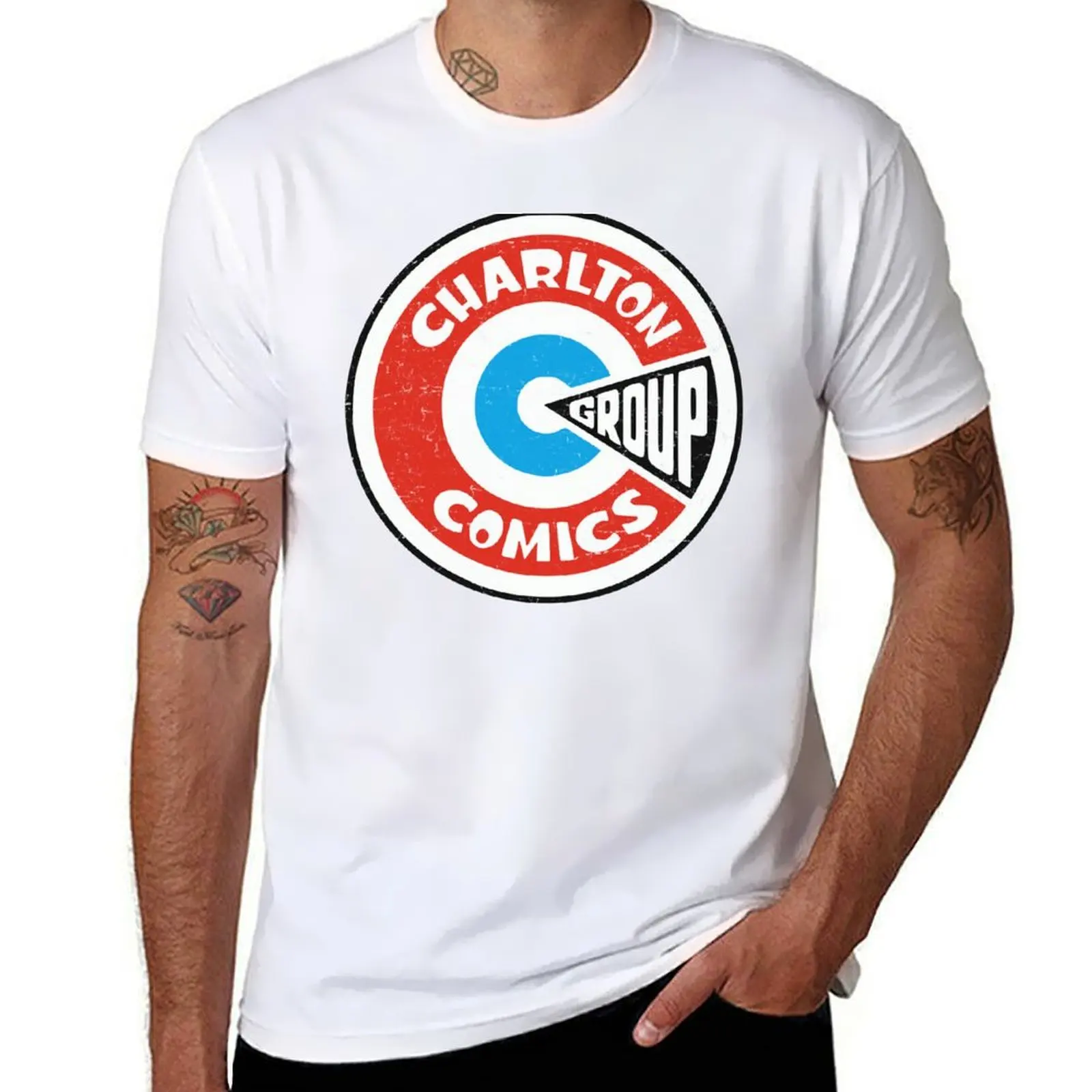 

Charlton Comics T-Shirt man tshirt man t shirts for men casual man t shirt heavy cotton T-Shirt