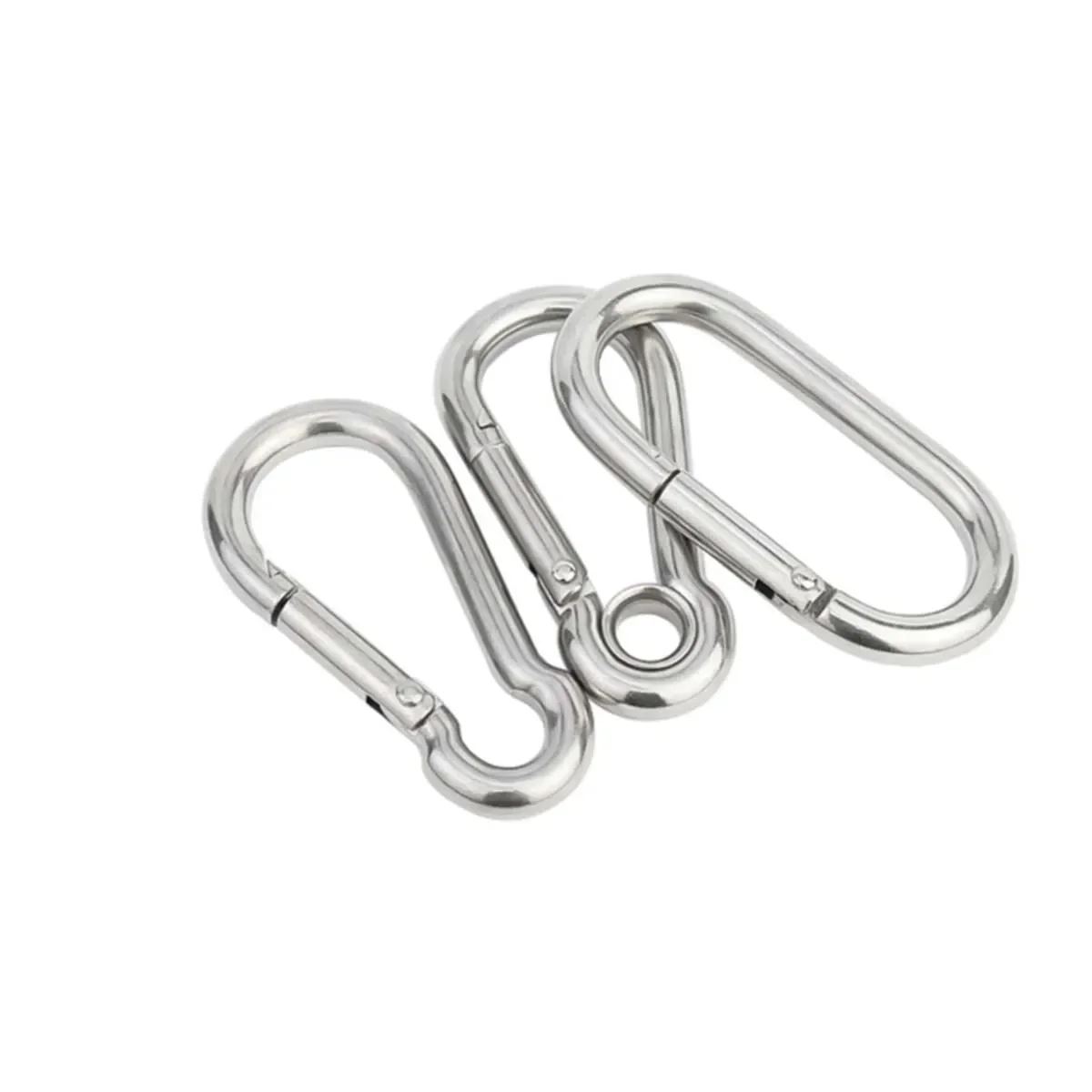 304 Stainless Steel Quick Connect Ring/Standard Spring Buckle M3-M14