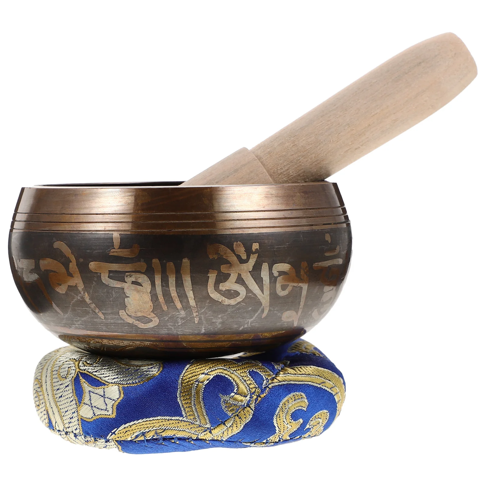 

1Set Meditation Copper Singing Bowl Handicraft Buddhist Sound Bowl Relaxation Yoga Meditation Gift Accessory Sound Bowls