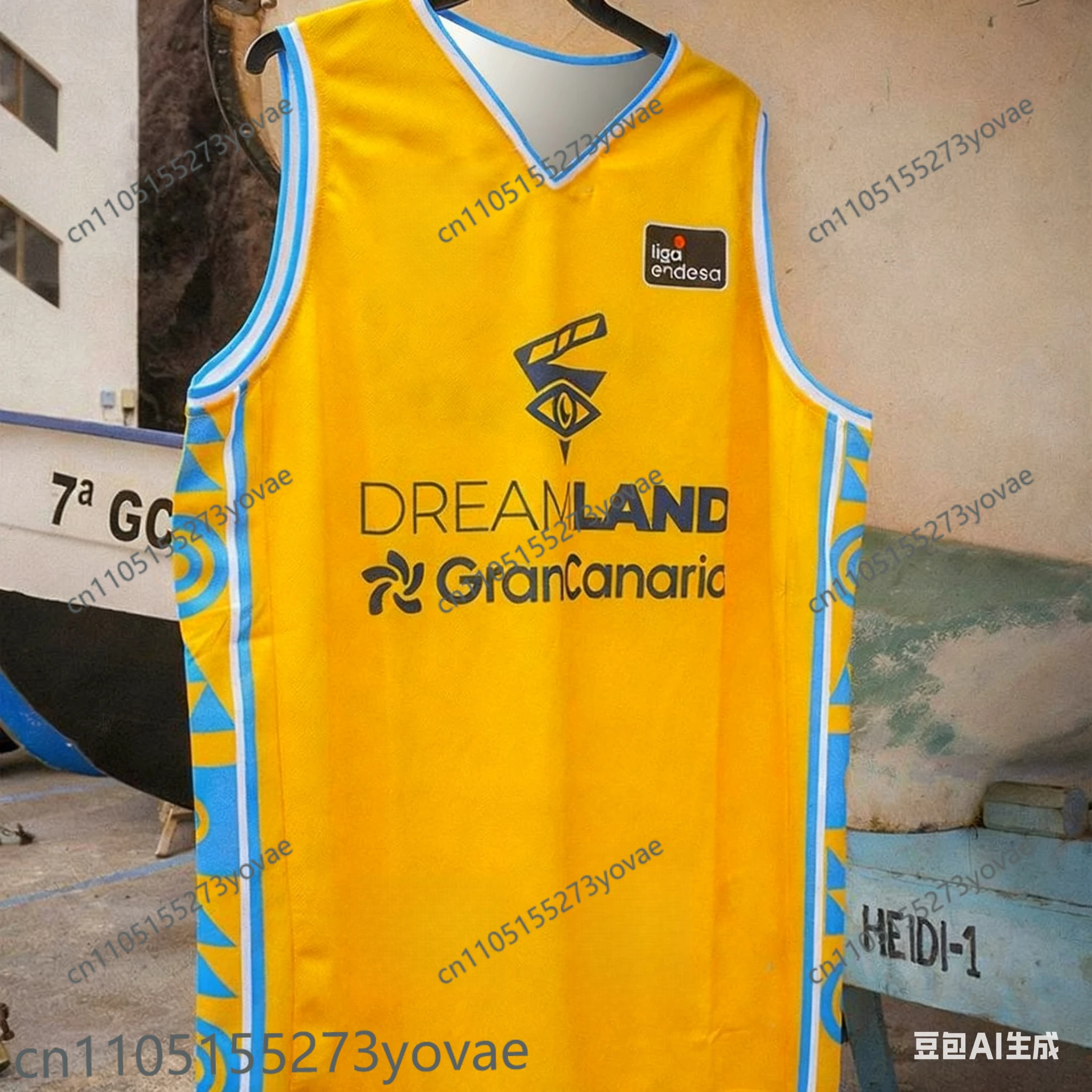 إسبانيا وصول جديد كاناريا كرة السلة جيرسي ثلاثية الأبعاد طباعة تي شيرت عادية المنزل بعيدا الكبار طفل رائجة البيع مجموعة خاصة