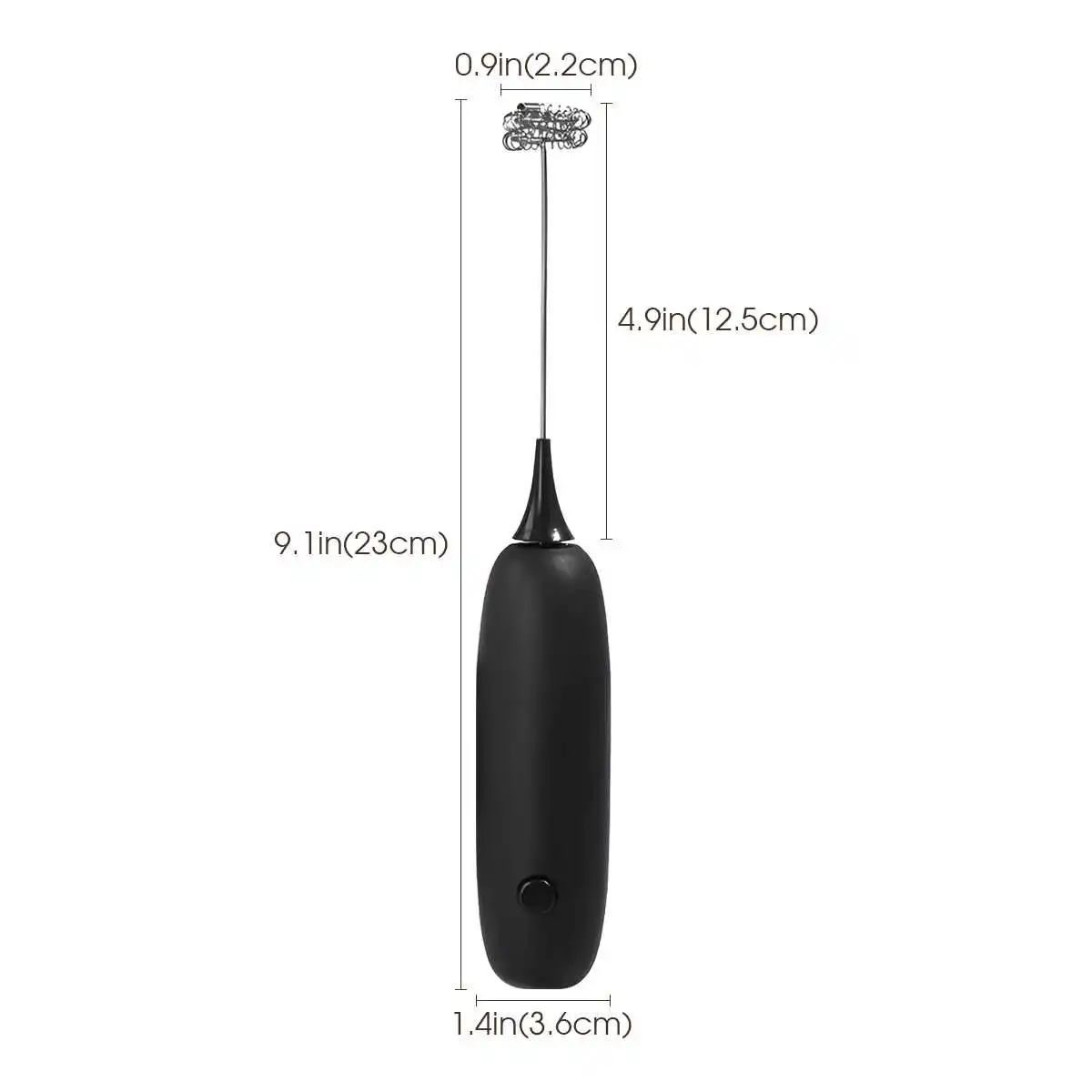 1PC Handheld Stainless Steel Electric Milk Frother Whisk Creamer (No AA Batteries Required) Beverage Coffee Frother Ideal Gift