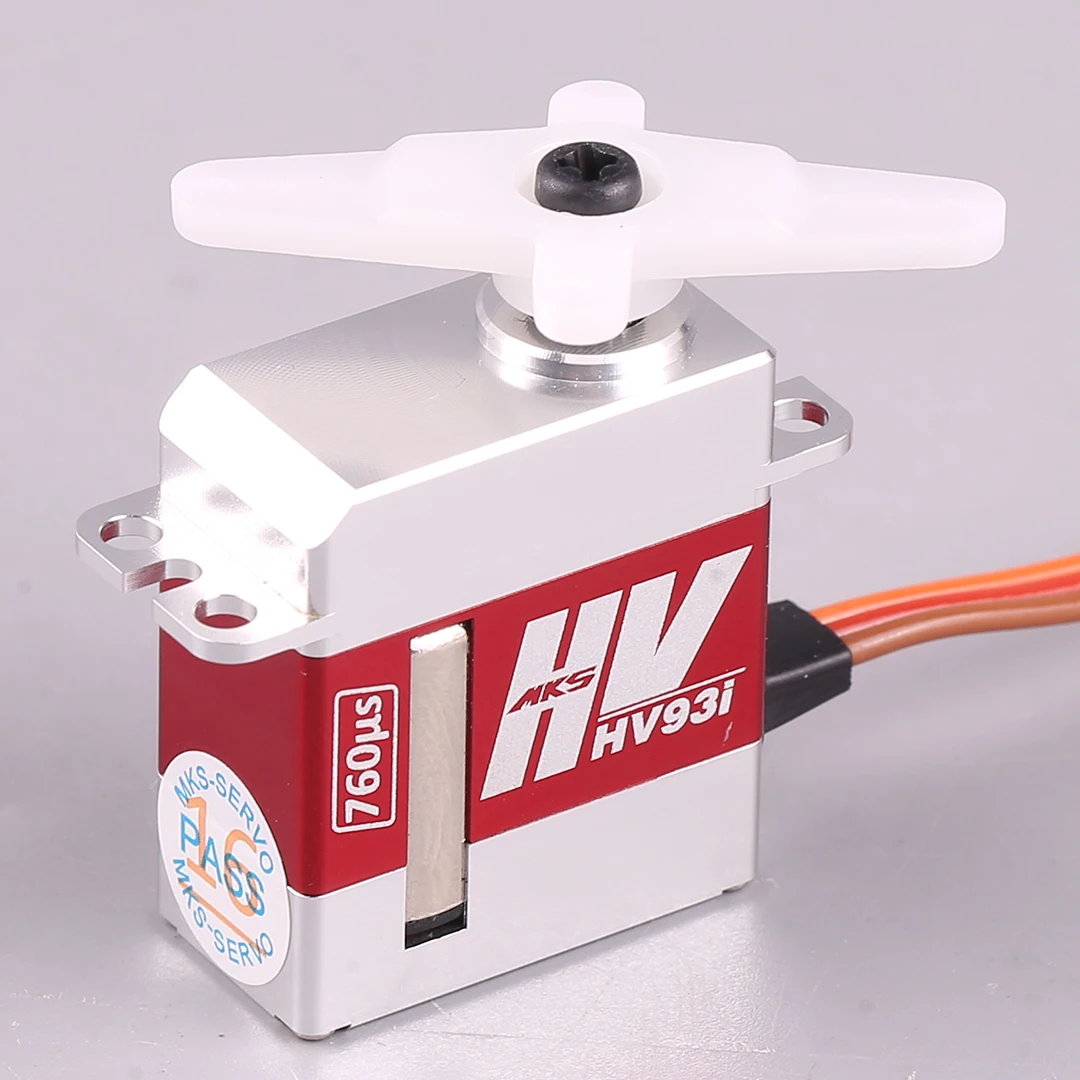 MKS HV93I Metal Gear Digital Servo for Model Helicopter Tail Rudder - Narrow Frequency Hollow Cup Motor - RC Helicopter Part