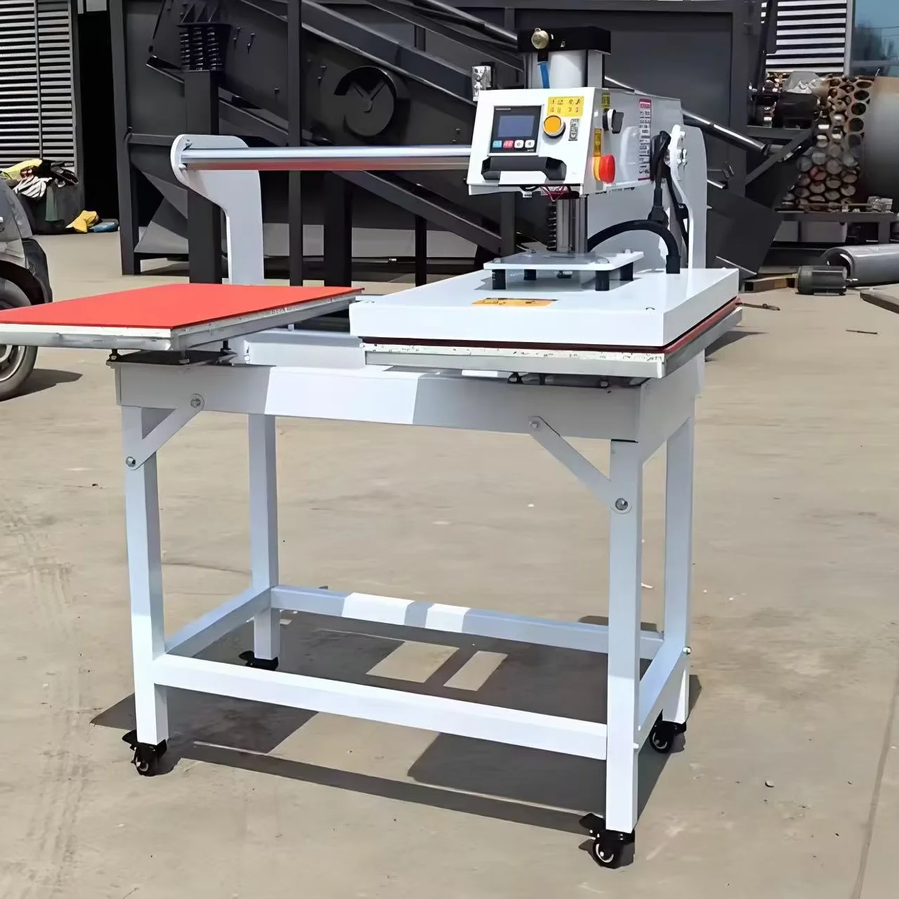 Pneumatic Double Station Heat Press Machine 40x60cm Sublimation Transfer Machine for T-Shirt Printing