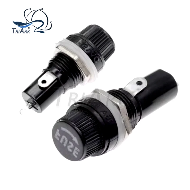 5-10PCS/lot 5x20mm 6x30mm Glass Fuse Housing 5*20 6*30 Insurance Tube Socket For Insurance Panel Mount Fuse Holder