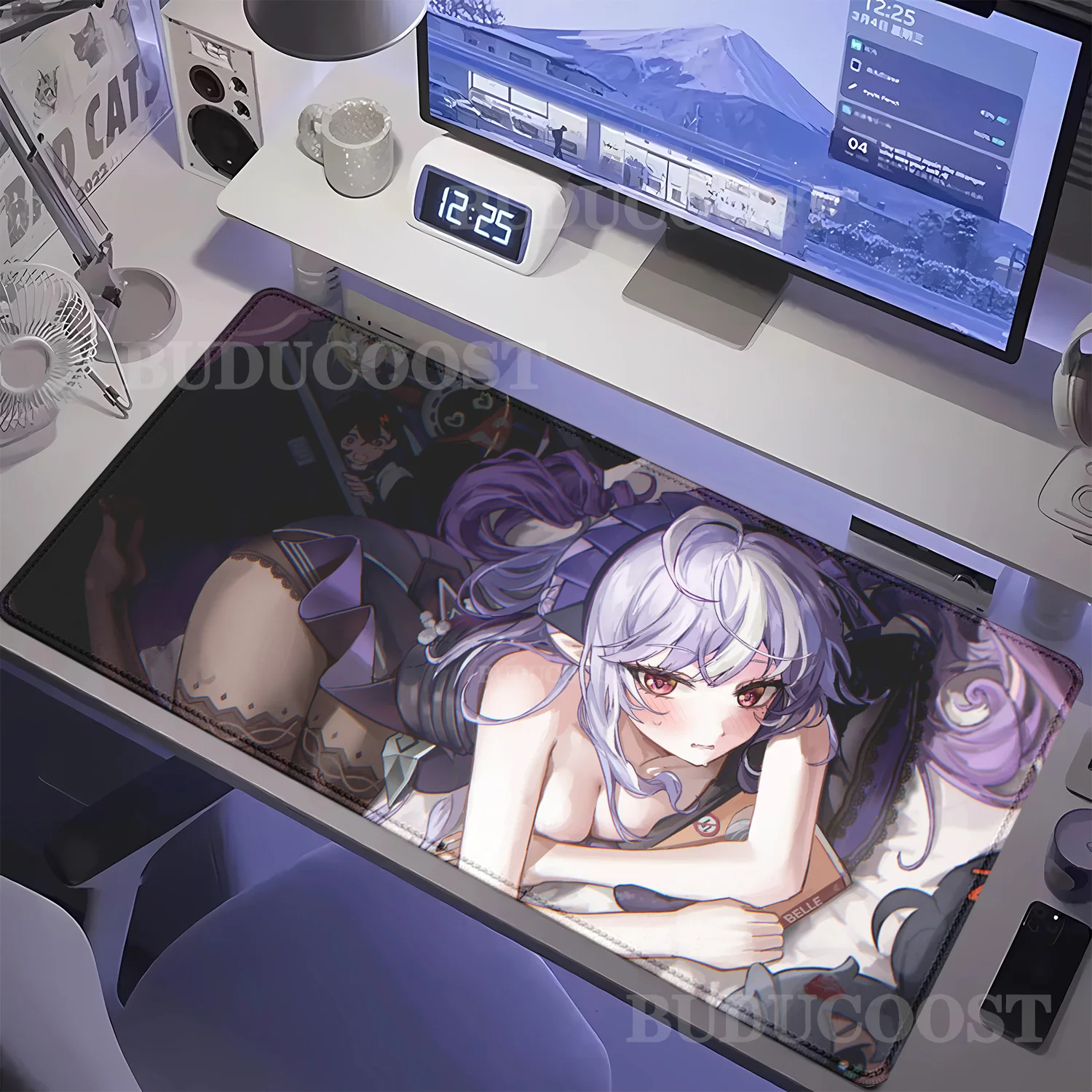 

Anime Mousepad Laptop Office Cabinet Keyboard Large Mouse Pad Non-slip Rubber Zenless Zone Zero Vivian Extended teclado Desk Mat