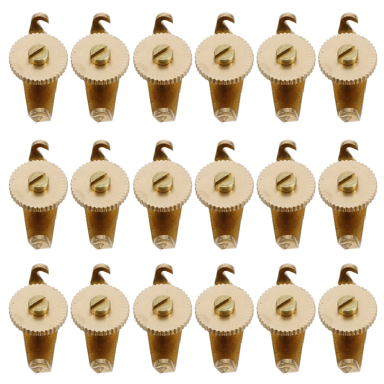 

20Pcs Erhu Fine Tuners Copper String Adjusters Practical Tuning Tools Stable Violin Accessories Musical Instrument Supplies